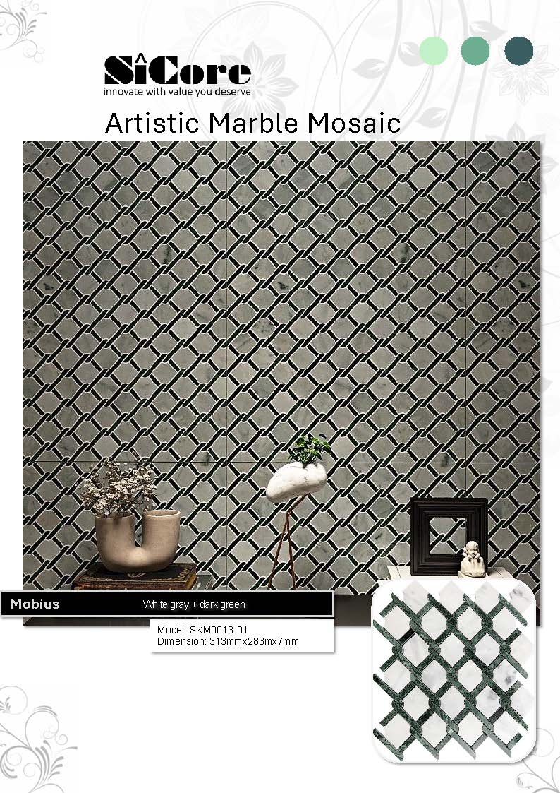 Artistic Marble Mosaic - Mobius