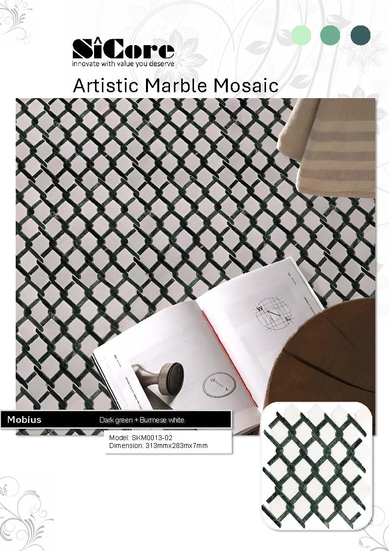 Artistic Marble Mosaic - Mobius
