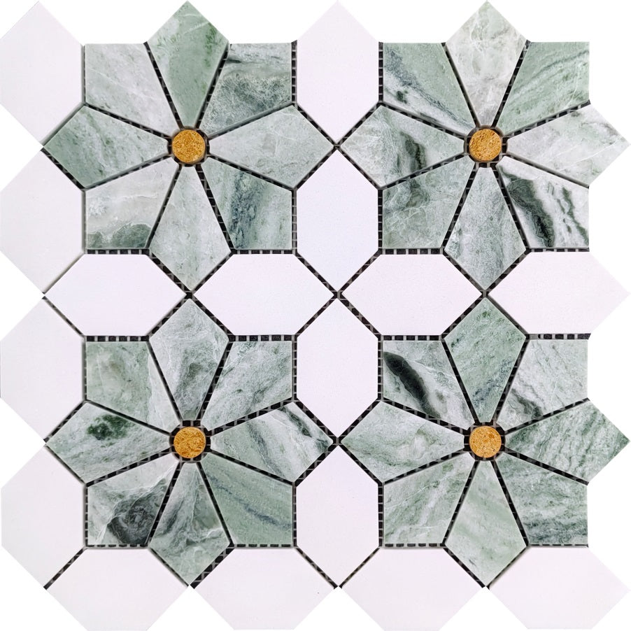 Artistic Marble Mosaic - Gesang Flower