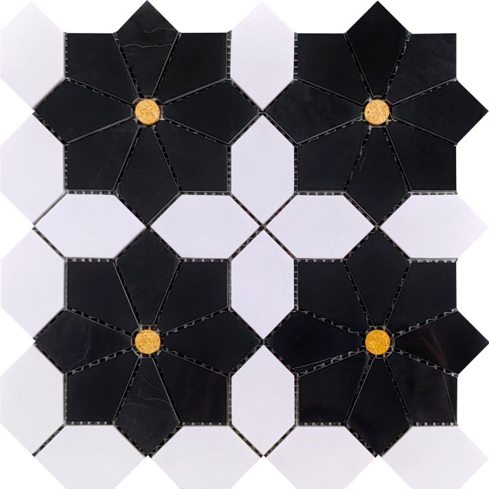 Artistic Marble Mosaic - Gesang Flower