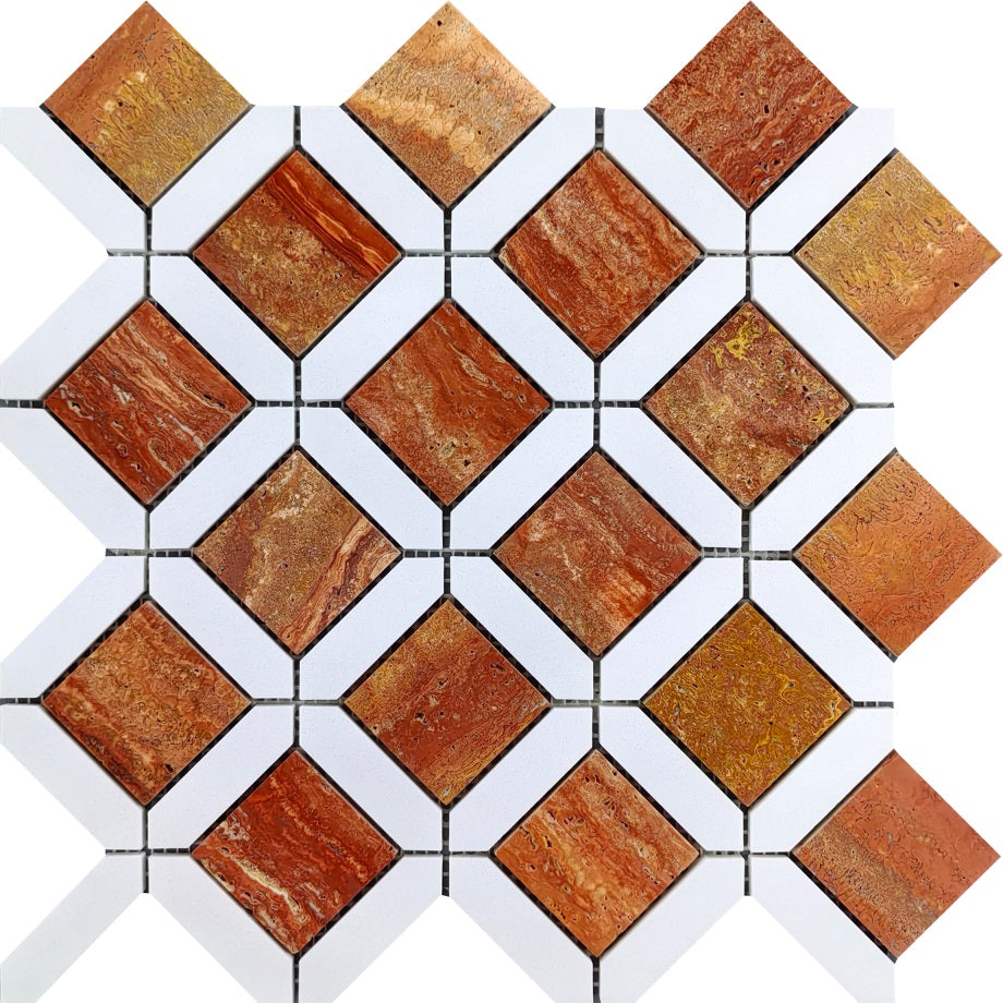 Artistic Marble Mosaic - Square