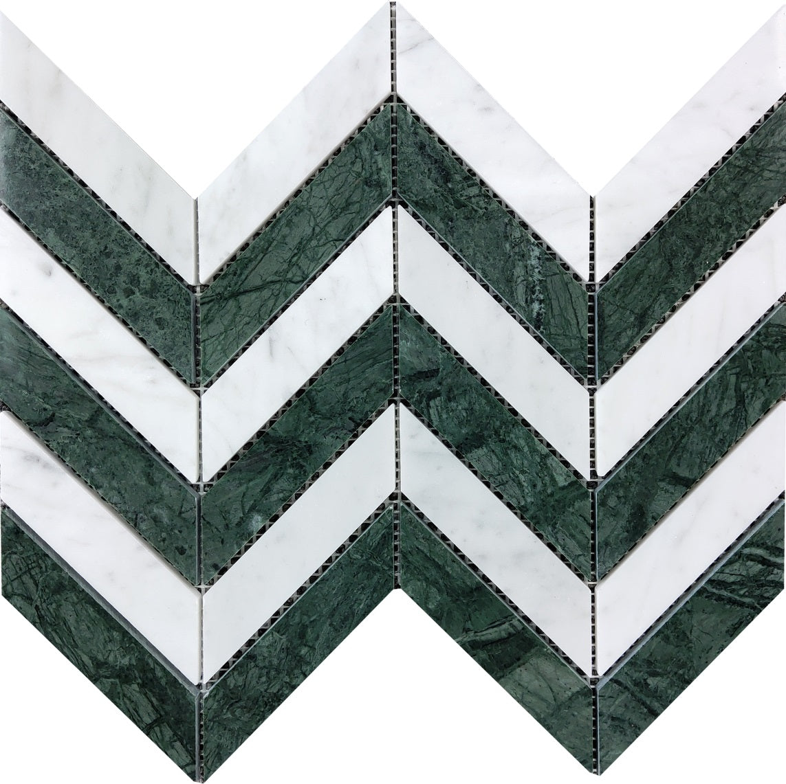 Artistic Marble Mosaic - Fishbone