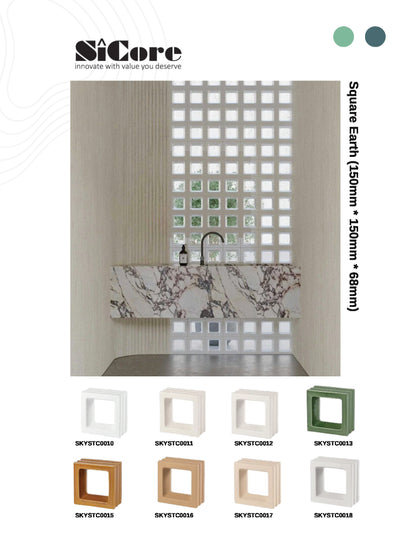 Artistic-Bricks: Square Earth