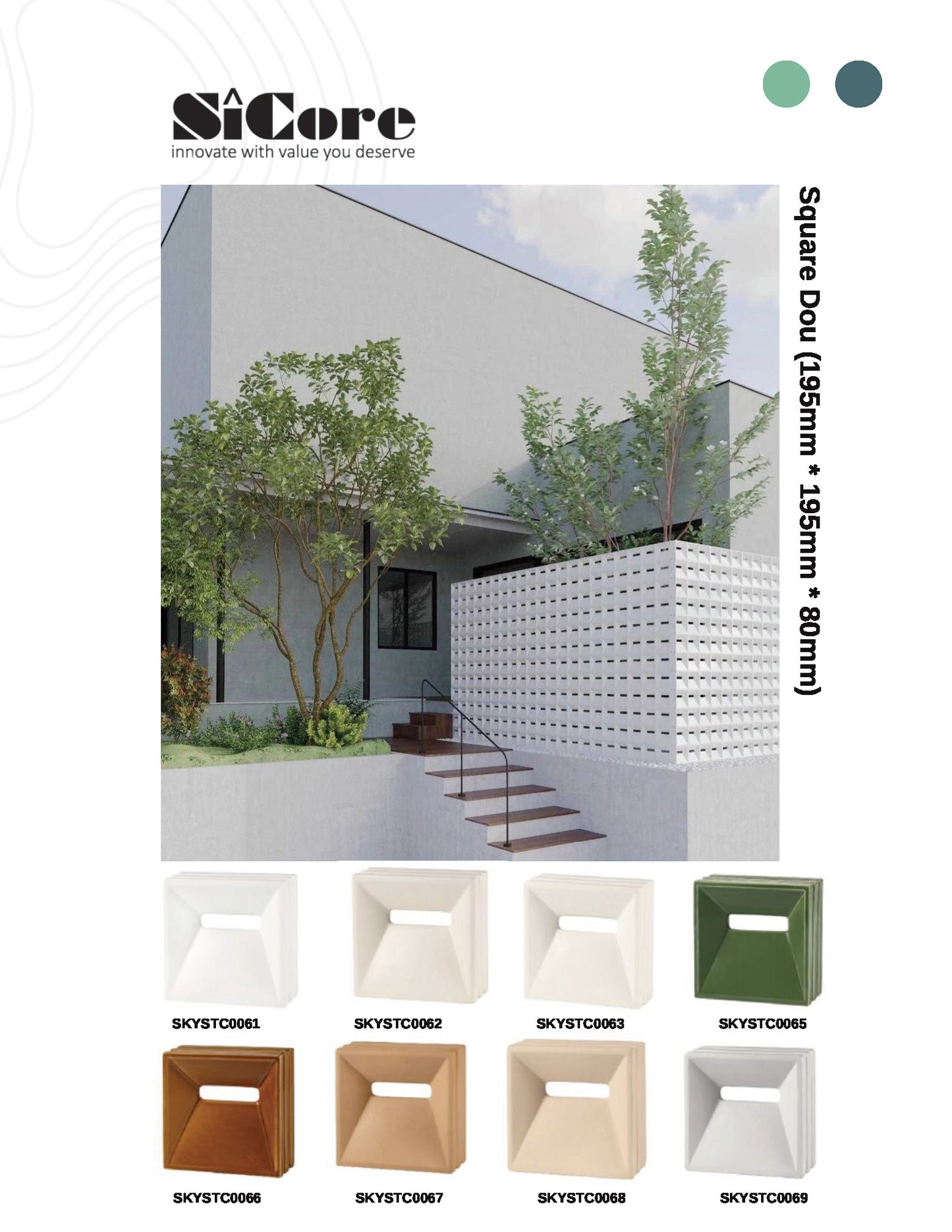 Artistic-Bricks: Square Dou