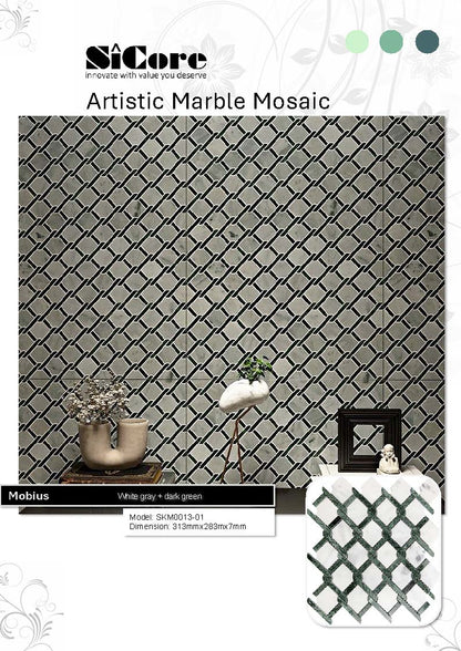 Artistic Marble Mosaic - Mobius