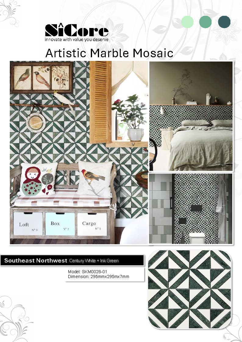 Artistic Marble Mosaic - Southeast Northwest