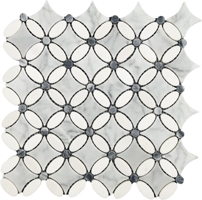 Artistic Marble Mosaic - Hydrangea